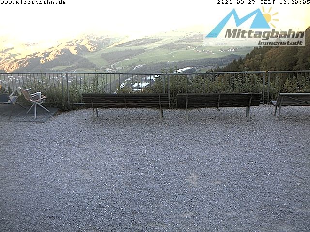 Archiv Foto Webcam Mittaggipfel - Blick nach Norden