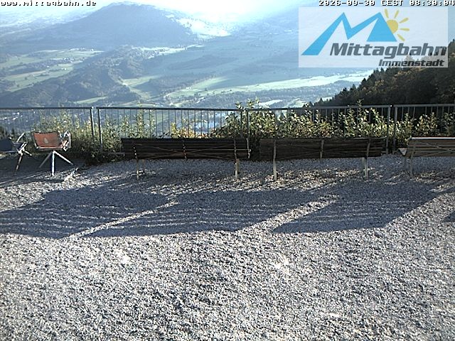 Archiv Foto Webcam Mittaggipfel - Blick nach Norden