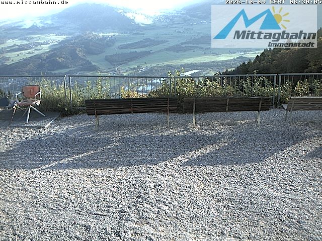Archiv Foto Webcam Mittaggipfel - Blick nach Norden