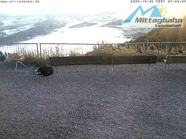 Archiv Foto Webcam Mittaggipfel - Blick nach Norden