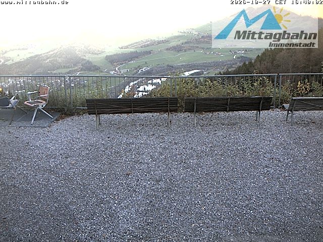 Archiv Foto Webcam Mittaggipfel - Blick nach Norden