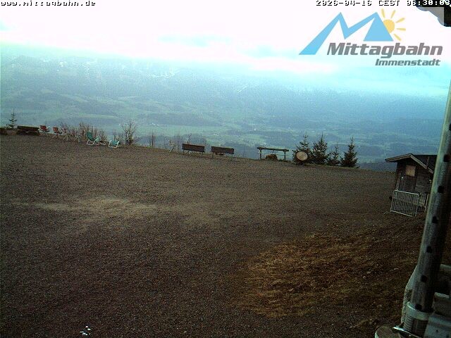 Archiv Foto Webcam Mittaggipfel - Blick nach Süden