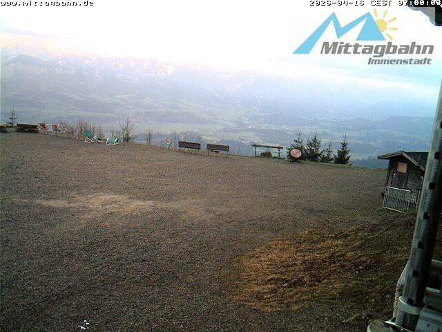 Archiv Foto Webcam Mittaggipfel - Blick nach Süden