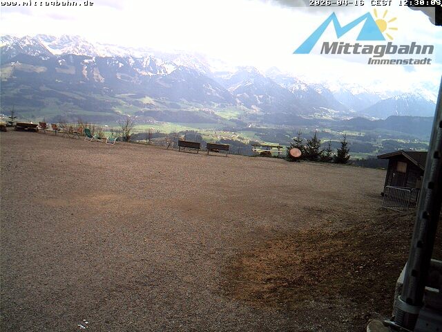 Archiv Foto Webcam Mittaggipfel - Blick nach Süden