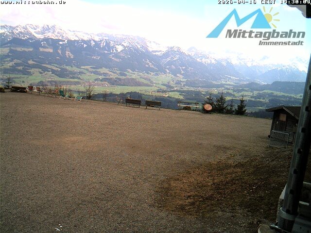 Archiv Foto Webcam Mittaggipfel - Blick nach Süden