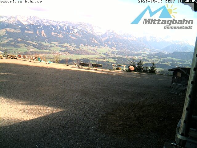 Archiv Foto Webcam Mittaggipfel - Blick nach Süden
