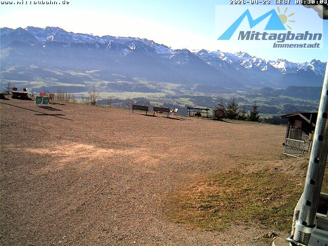 Archived image Webcam Top station Mittagbahn - South