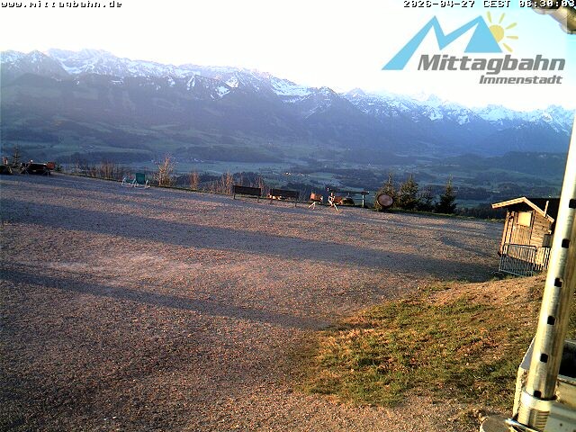 Archiv Foto Webcam Mittaggipfel - Blick nach Süden