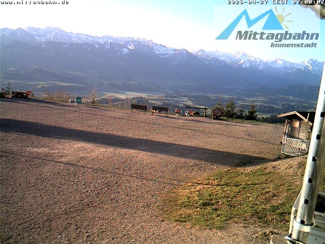 Archiv Foto Webcam Mittaggipfel - Blick nach Süden