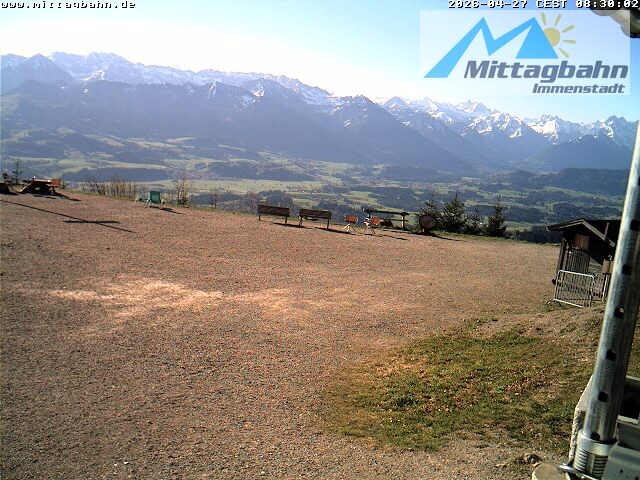 Archiv Foto Webcam Mittaggipfel - Blick nach Süden