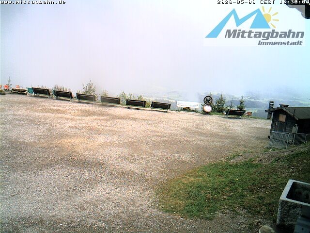 Archiv Foto Webcam Mittaggipfel - Blick nach Süden