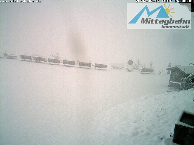 Archiv Foto Webcam Mittaggipfel - Blick nach Süden