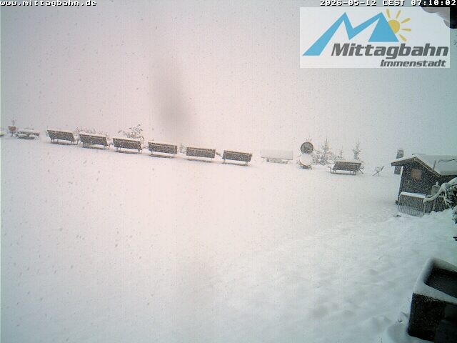 Archiv Foto Webcam Mittaggipfel - Blick nach Süden