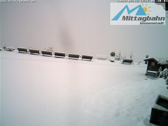 Archiv Foto Webcam Mittaggipfel - Blick nach Süden