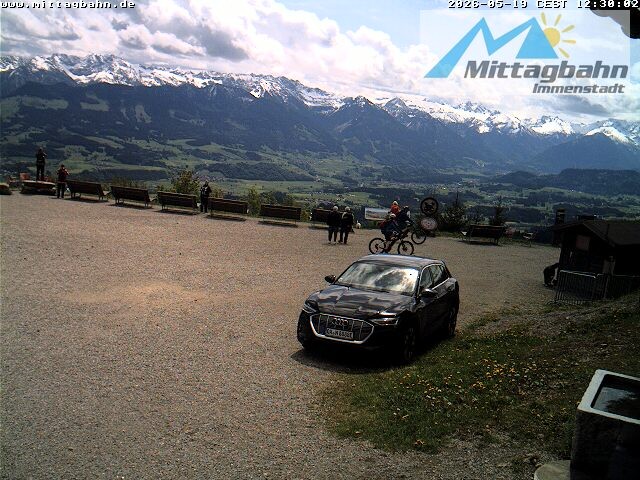 Archiv Foto Webcam Mittaggipfel - Blick nach Süden