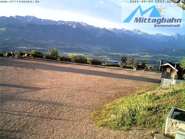 Archiv Foto Webcam Mittaggipfel - Blick nach Süden