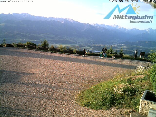 Archiv Foto Webcam Mittaggipfel - Blick nach Süden