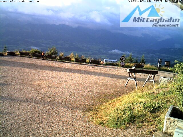 Archiv Foto Webcam Mittaggipfel - Blick nach Süden
