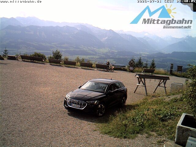 Archiv Foto Webcam Mittaggipfel - Blick nach Süden