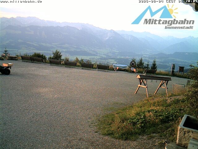 Archiv Foto Webcam Mittaggipfel - Blick nach Süden