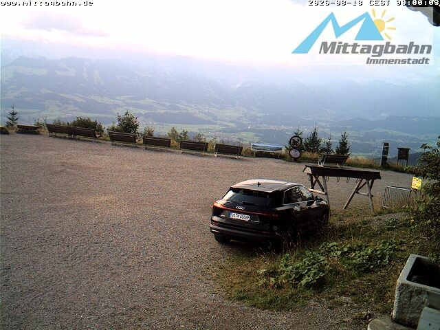 Archiv Foto Webcam Mittaggipfel - Blick nach Süden
