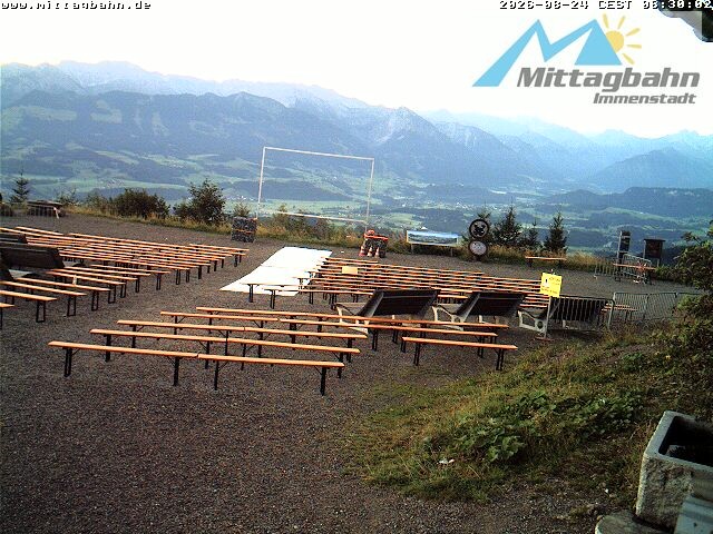 Archiv Foto Webcam Mittaggipfel - Blick nach Süden