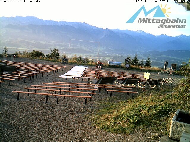 Archiv Foto Webcam Mittaggipfel - Blick nach Süden