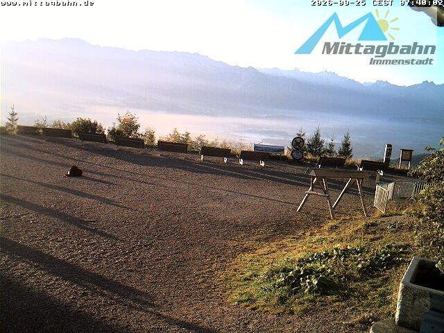 Archived image Webcam Top station Mittagbahn - South
