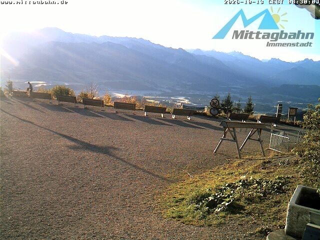 Archiv Foto Webcam Mittaggipfel - Blick nach Süden