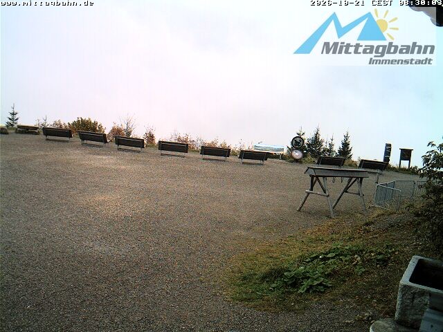 Archiv Foto Webcam Mittaggipfel - Blick nach Süden