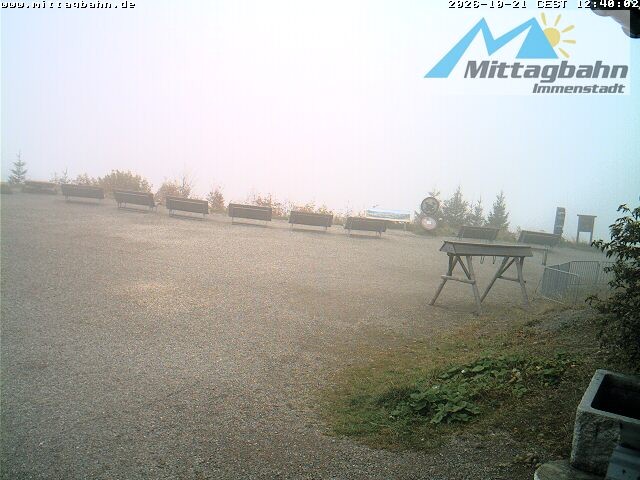 Archiv Foto Webcam Mittaggipfel - Blick nach Süden