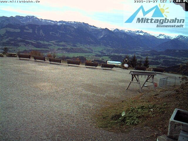 Archived image Webcam Top station Mittagbahn - South