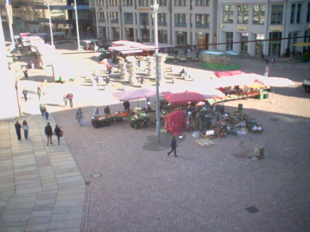 Archiv Foto Webcam Chemnitz: Markt
