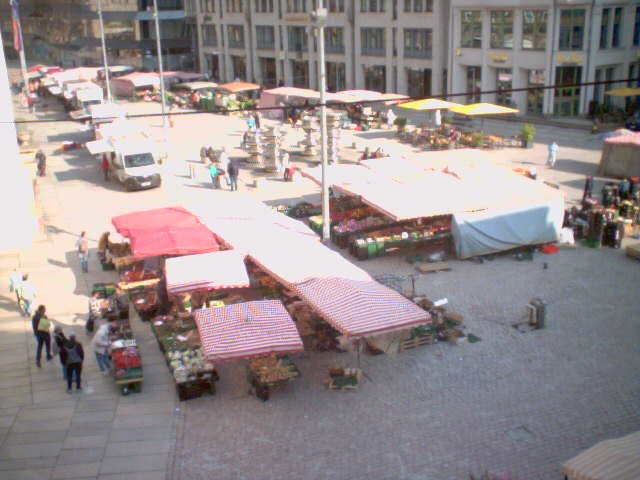 Archiv Foto Webcam Chemnitz: Markt