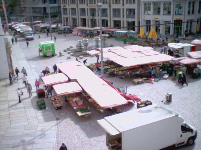 Archiv Foto Webcam Chemnitz: Markt