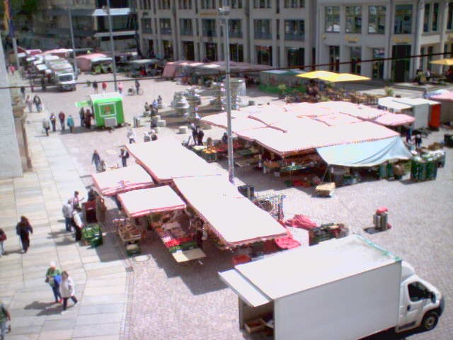 Archiv Foto Webcam Chemnitz: Markt