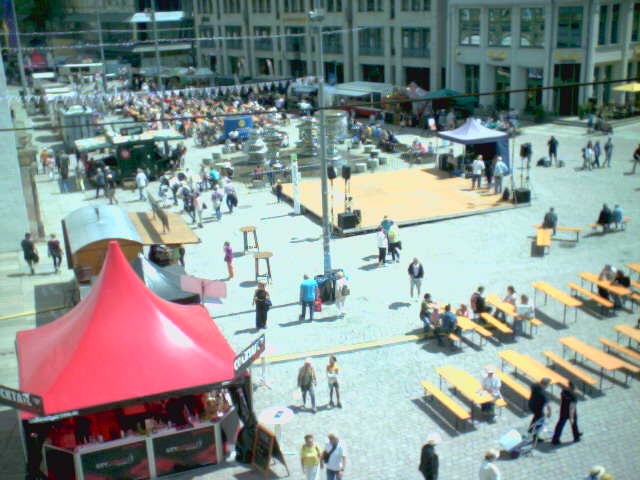 Archiv Foto Webcam Chemnitz: Markt