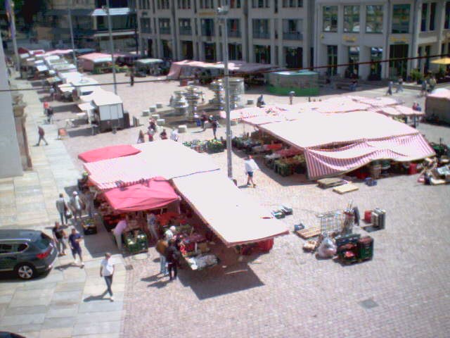Archiv Foto Webcam Chemnitz: Markt