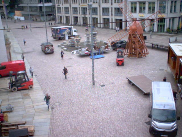 Archiv Foto Webcam Chemnitz: Markt