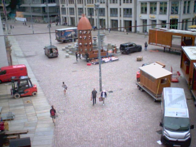 Archiv Foto Webcam Chemnitz: Markt