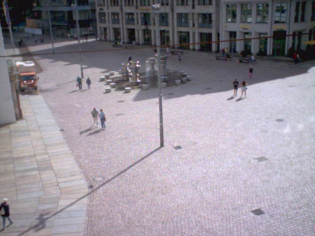 Archiv Foto Webcam Chemnitz: Markt