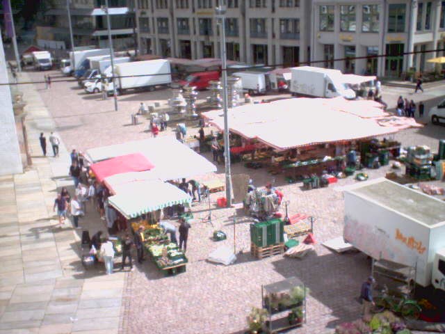 Archiv Foto Webcam Chemnitz: Markt