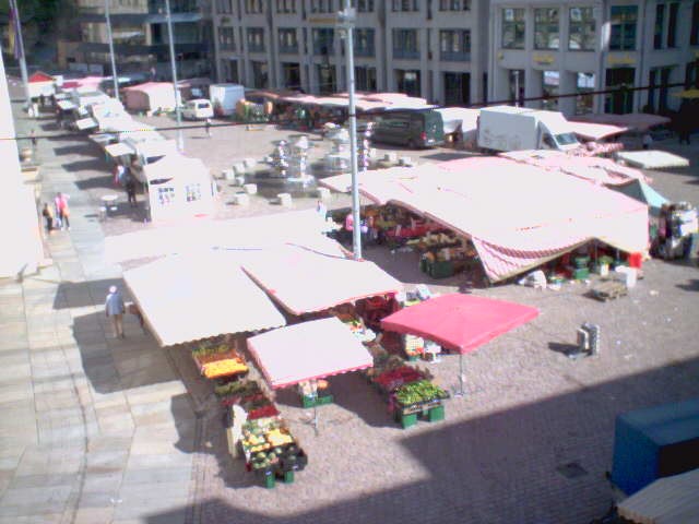 Archiv Foto Webcam Chemnitz: Markt