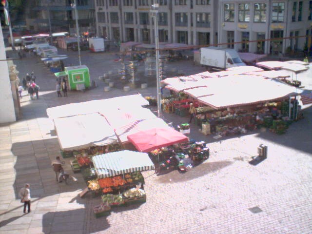 Archiv Foto Webcam Chemnitz: Markt