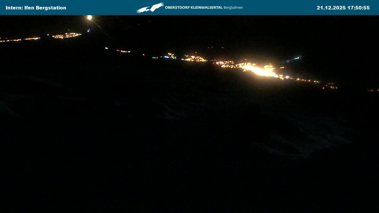 Archiv Foto Webcam Kleinwalsertal Ifenbergbahn - Station Hahnenköpfle