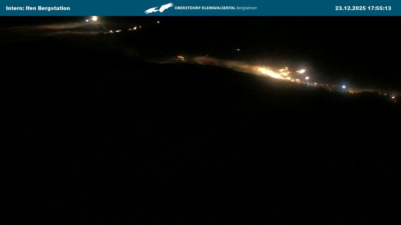 Archiv Foto Webcam Kleinwalsertal Ifenbergbahn - Station Hahnenköpfle