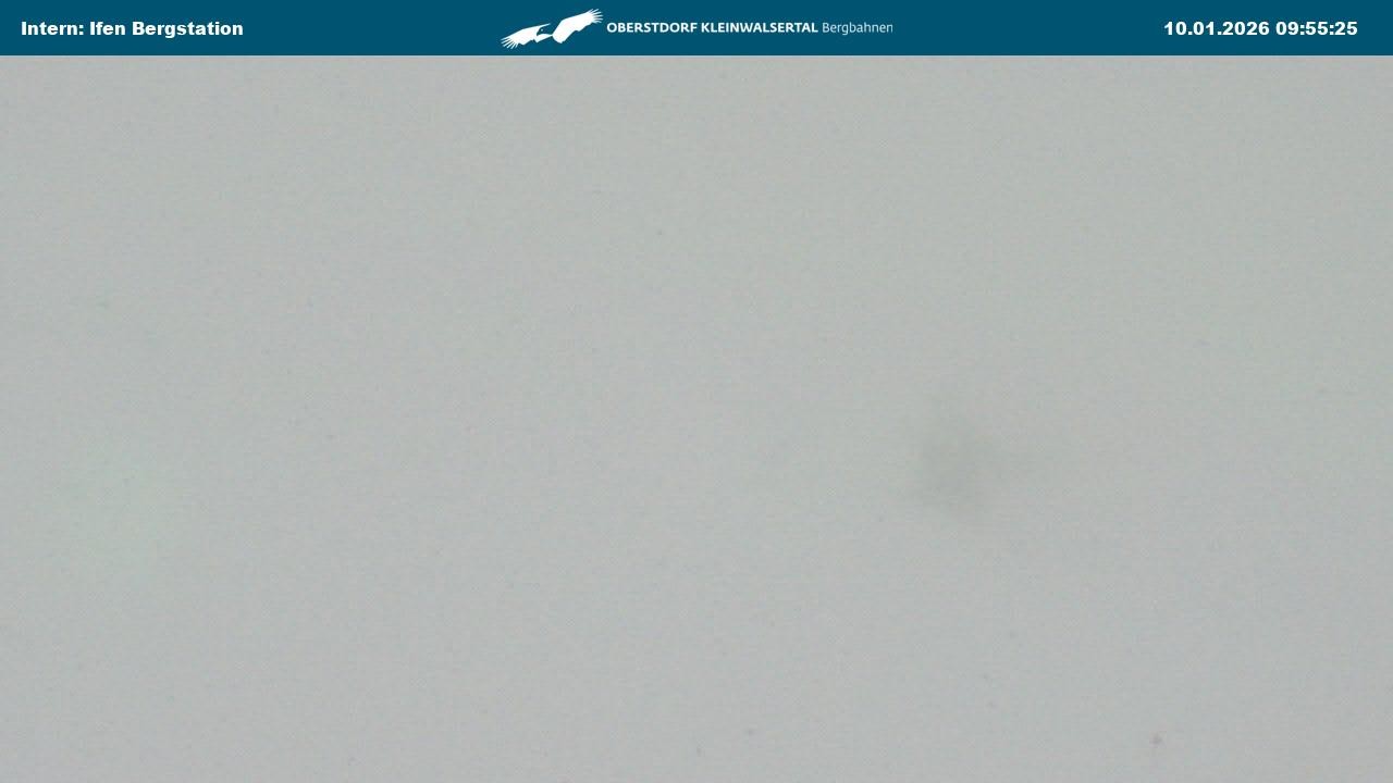 Archiv Foto Webcam Kleinwalsertal Ifenbergbahn - Station Hahnenköpfle