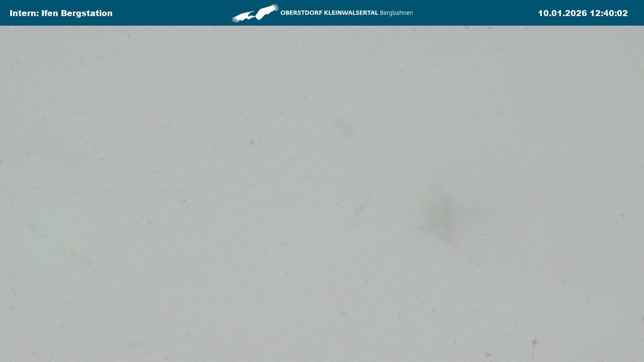 Archiv Foto Webcam Kleinwalsertal Ifenbergbahn - Station Hahnenköpfle