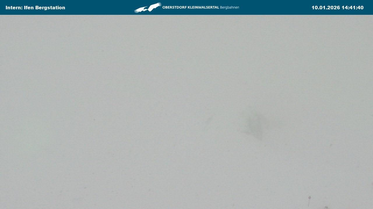 Archiv Foto Webcam Kleinwalsertal Ifenbergbahn - Station Hahnenköpfle