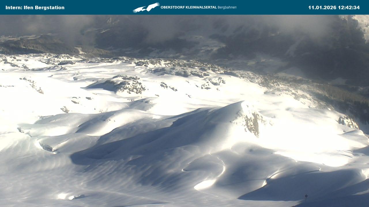 Archived image Webcam Top Station Hahnenköpfle - Ifenbergbahn